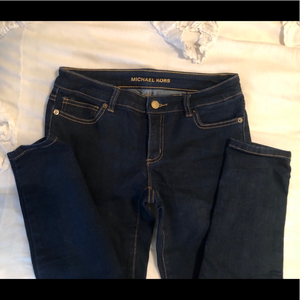 SOLD Michael Kors Size 2 Dark Skinny Jeans